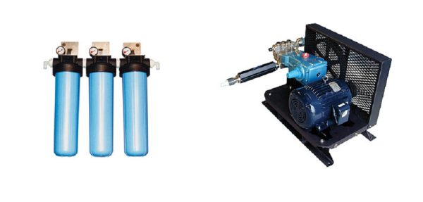 Watermakers | Advanced Reverse Osmosis Desalination Systems pipes and pump